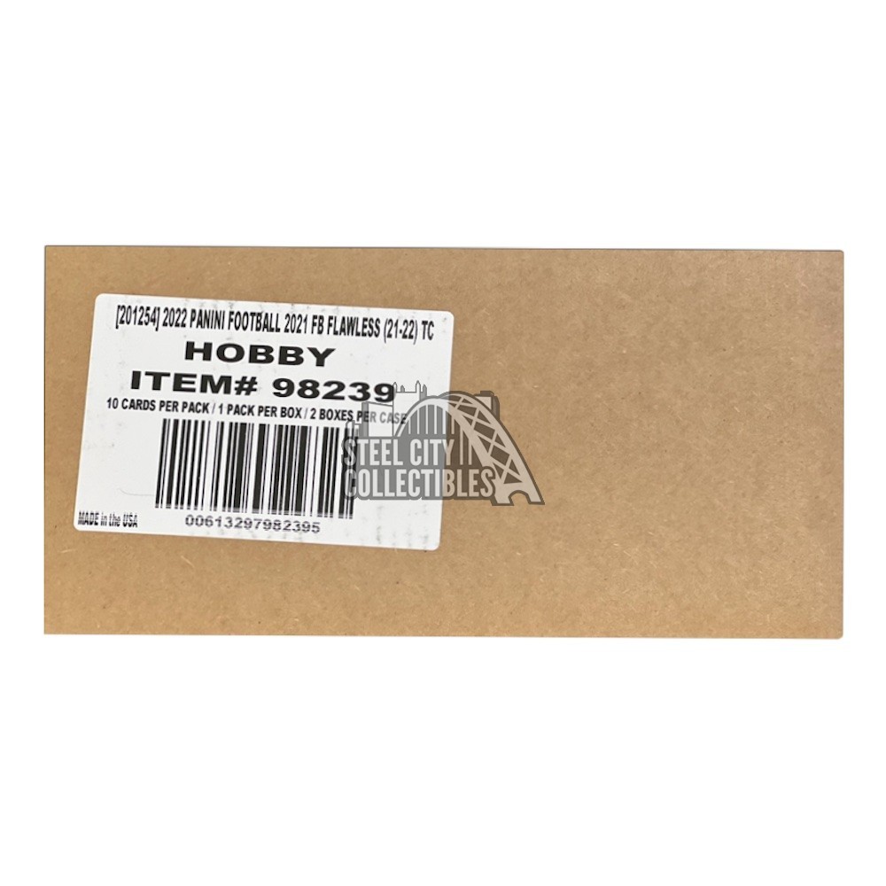 2021 Panini Flawless Football Hobby 2-Box Case