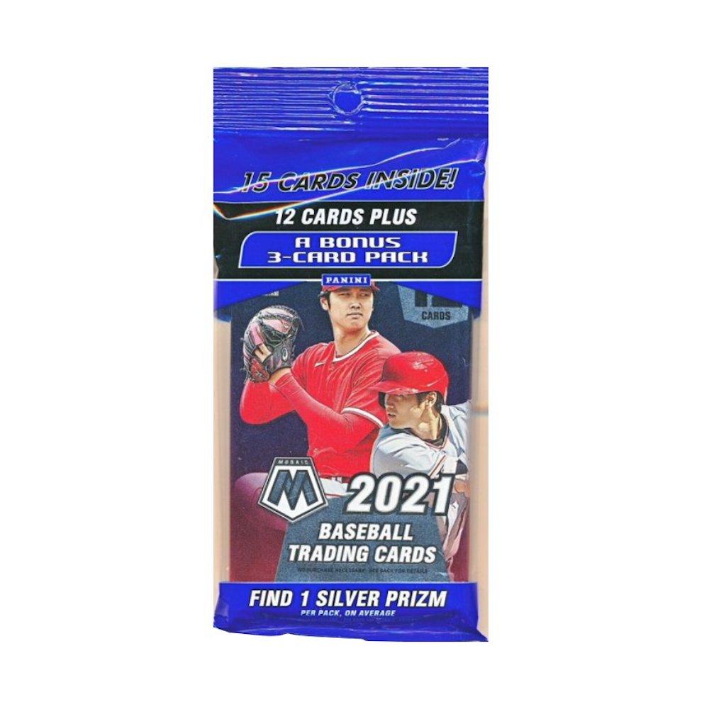 2021 Panini Mosaic Baseball 15Card Multi Cello Pack Steel City