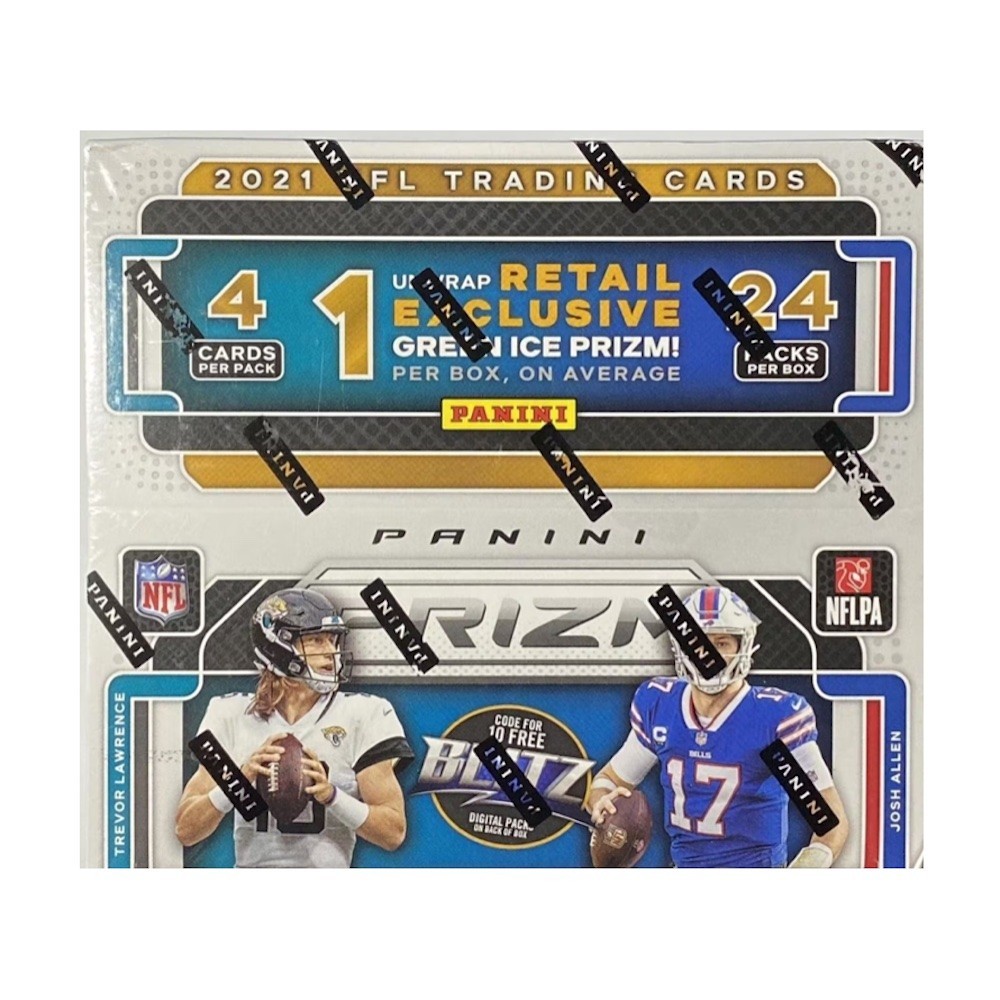 2021 Panini Prizm Football 24Pack Retail Box (Black & White Prizms