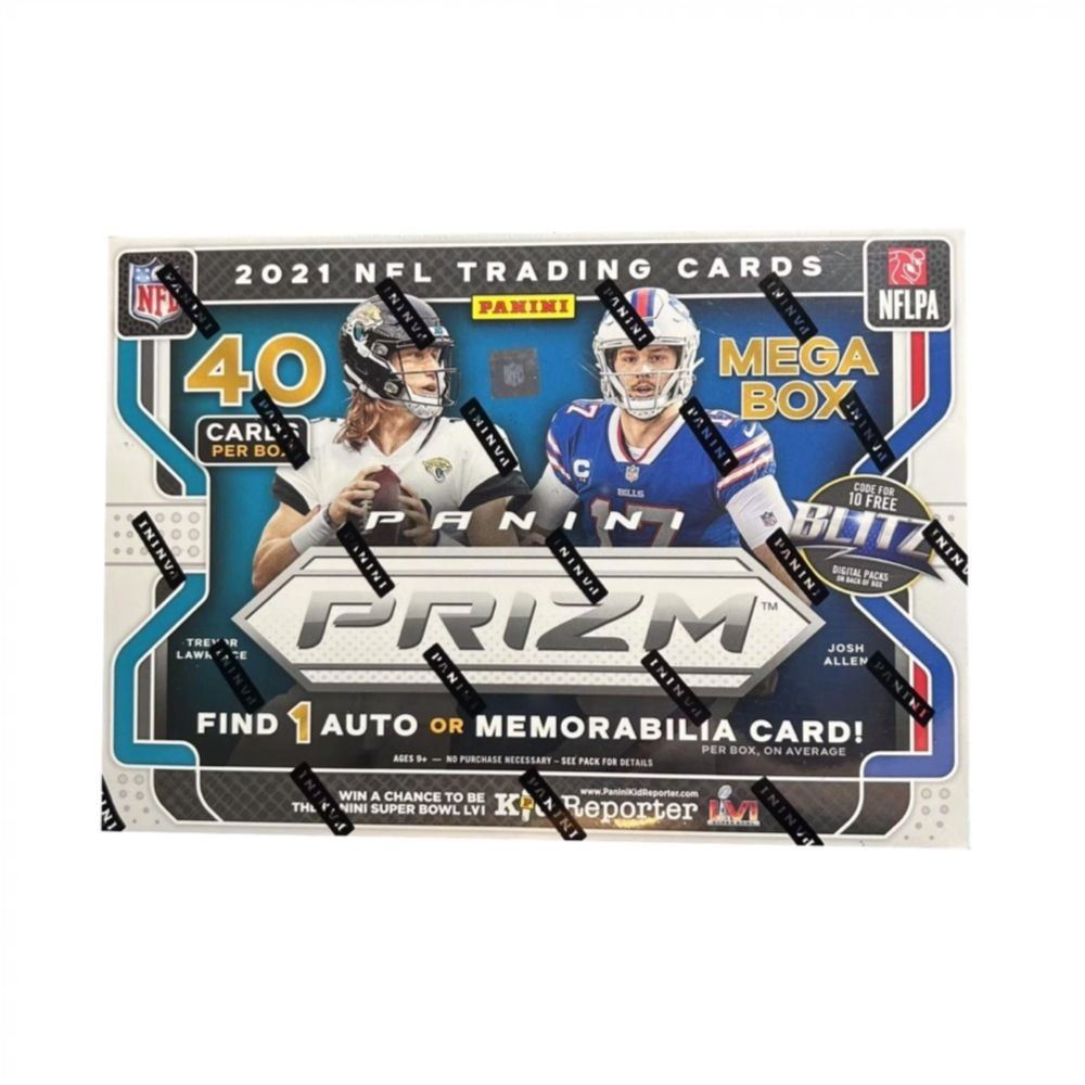 2021 Panini Prizm Football 40Card Mega Box Steel City Collectibles