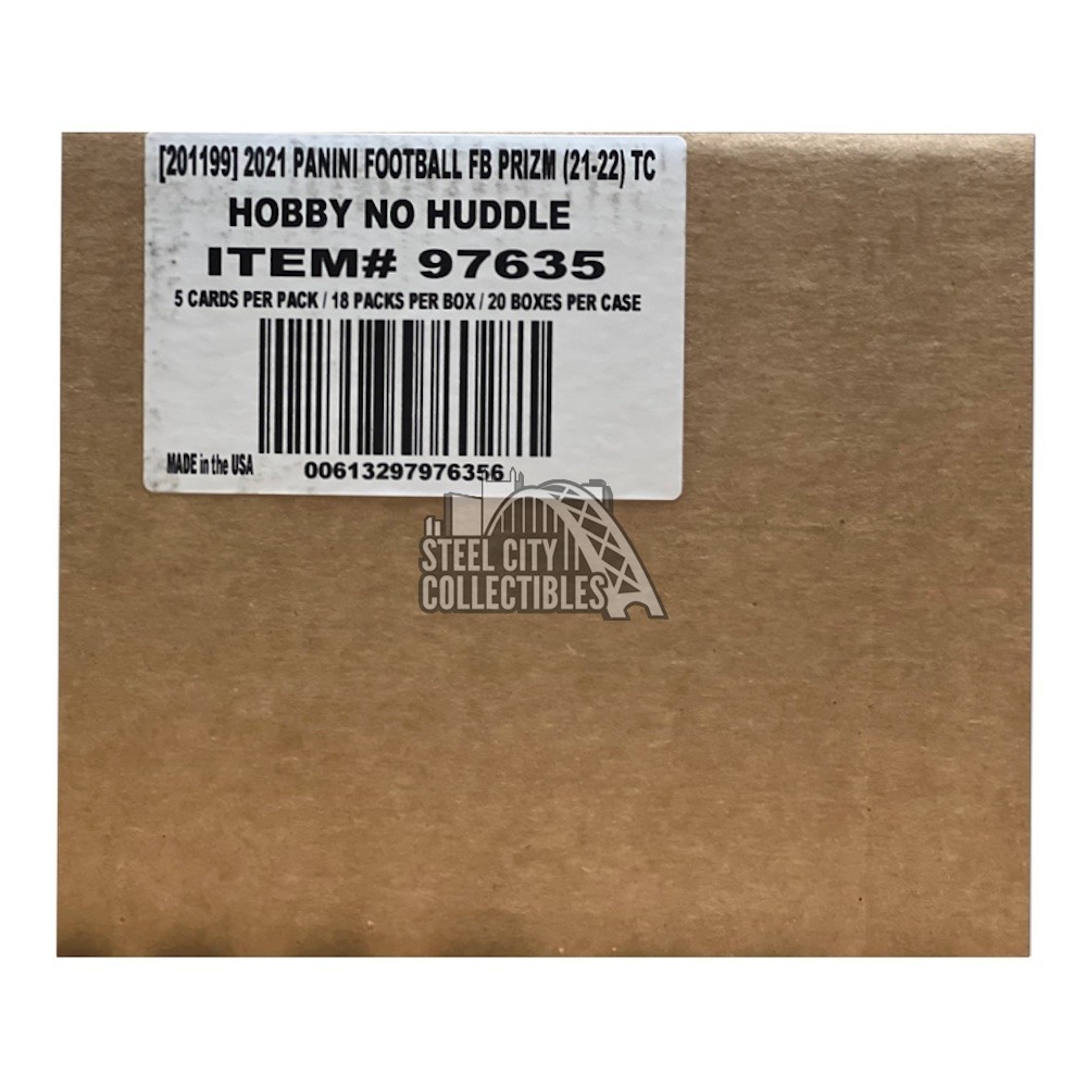 2021 Panini Prizm Football No Huddle 20Box Case Steel City Collectibles