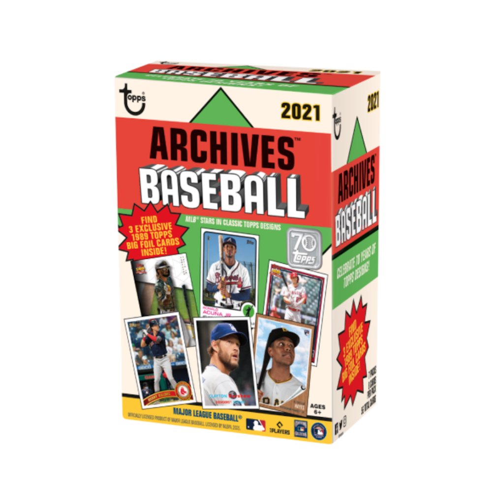 2021 Topps Archives Baseball 7Pack Blaster Box Steel City Collectibles