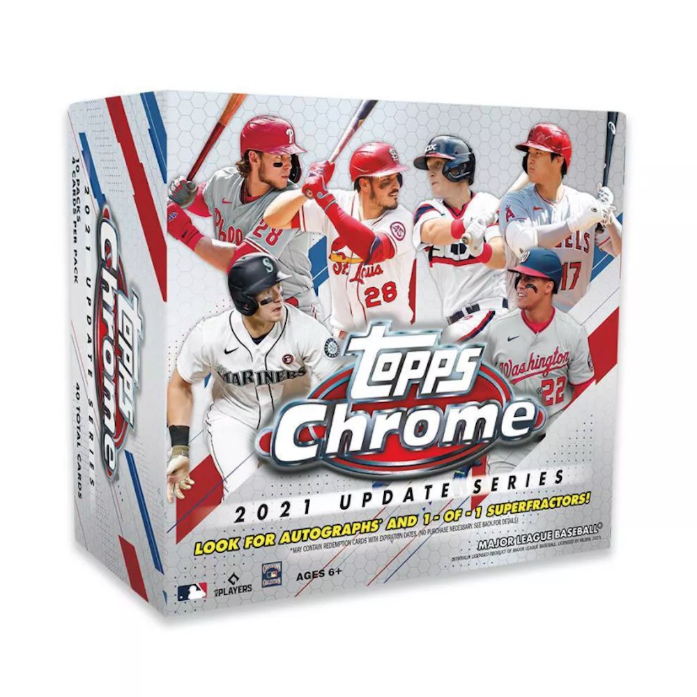 2021 Topps Chrome Update Baseball Mega Box Steel City Collectibles