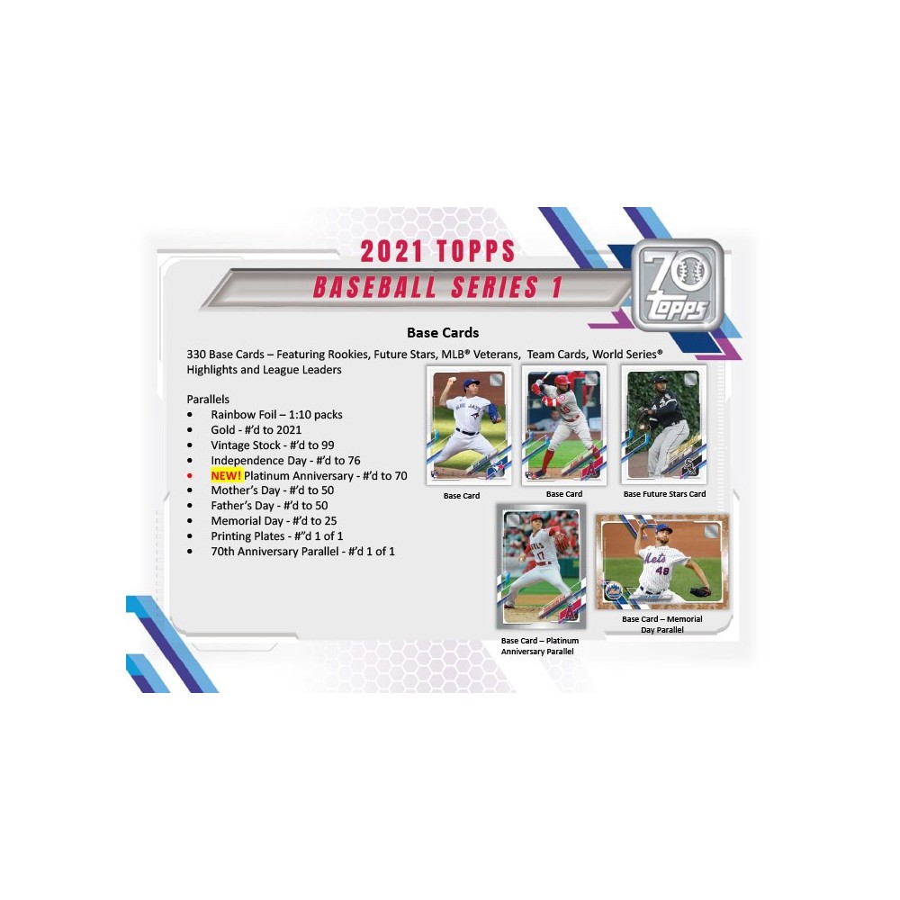 2021 Topps Series 1 Baseball Tin Box | Steel City Collectibles