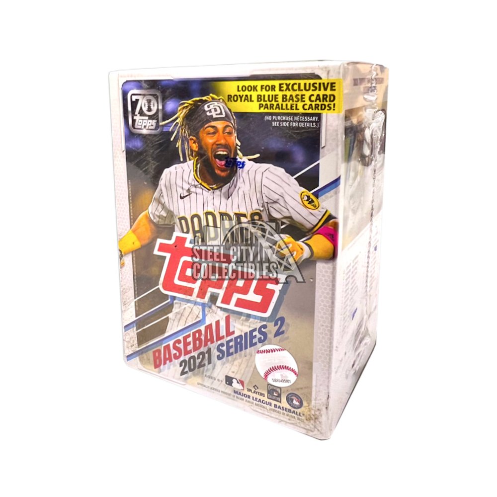2021 Topps Series 2 Baseball 7Pack Blaster Box (Royal Blue Parallels