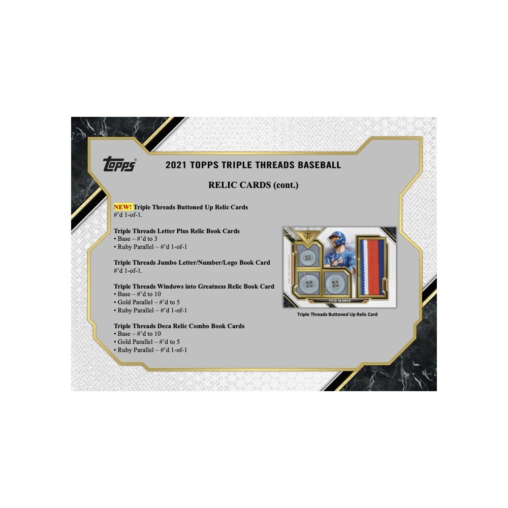ゲームセンター・ゲームカード TOPPS TRIPLE THREADS 初公開| 2024 Topps Triple Threads（トリプルスレッド