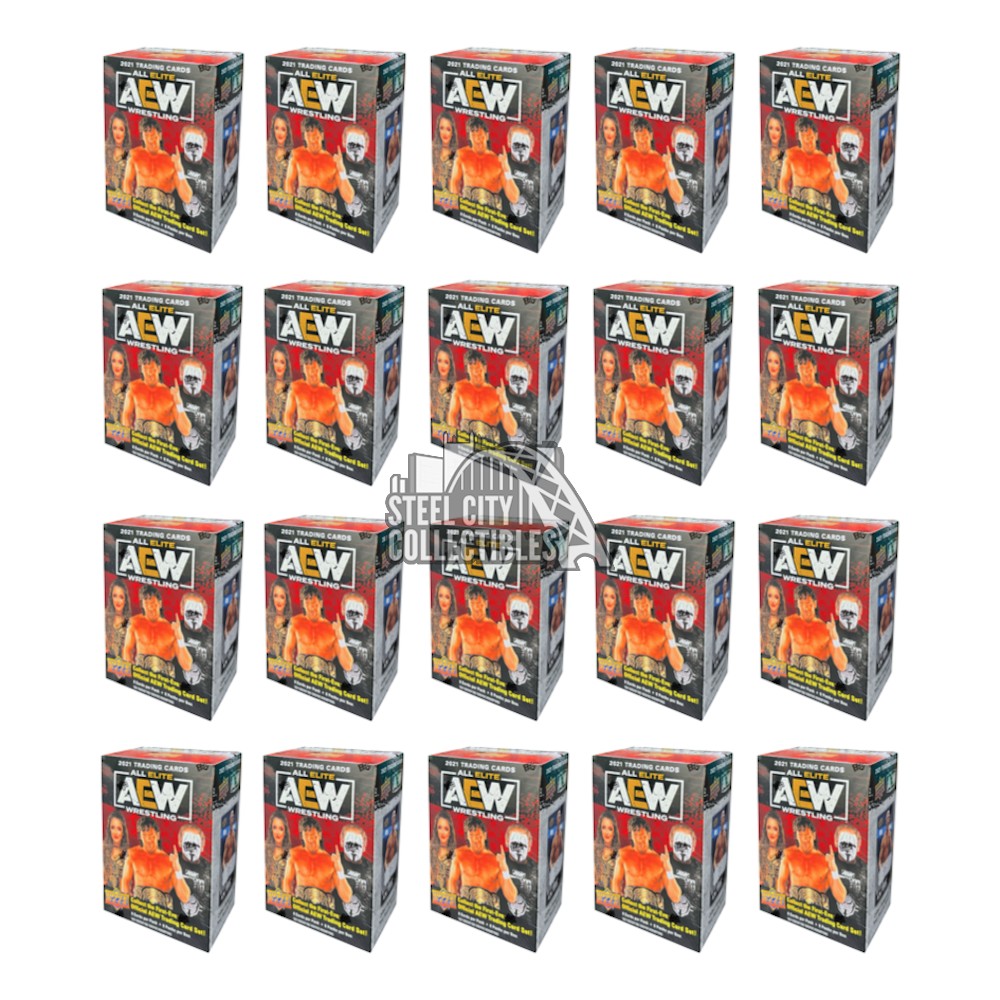 2021 Upper Deck AEW Wrestling Blaster 20Box Case Steel City Collectibles