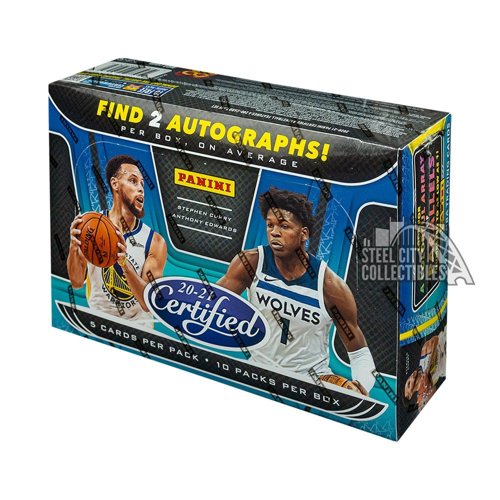 2020-2021 Panini Certified NBA Hobby Box