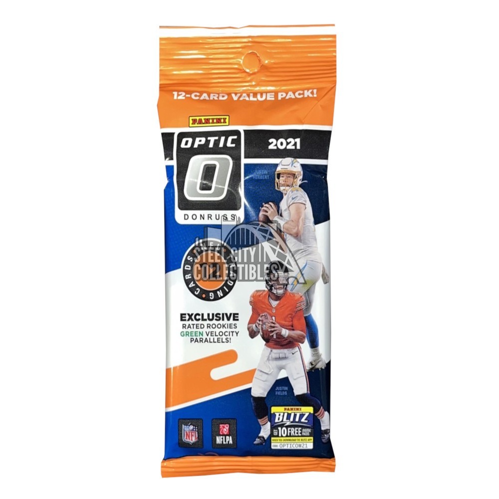 2021 Panini Donruss Optic Football Value Pack Steel City Collectibles