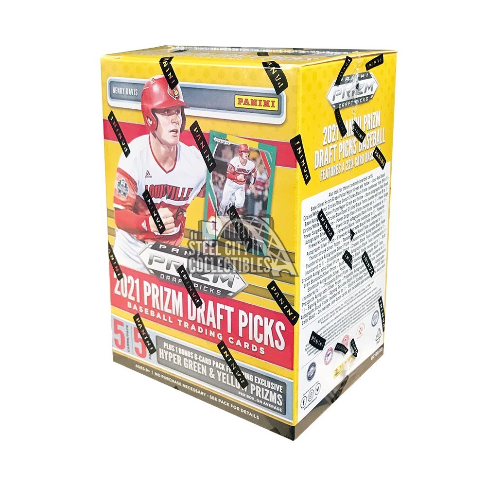 2021 Panini Prizm Draft Picks Baseball 5-Pack Blaster Box