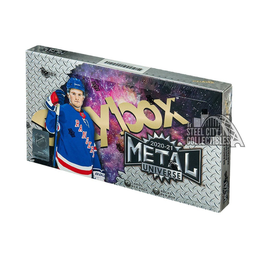 2020-21 Upper Deck Skybox Metal Universe Hockey Hobby Box | Steel