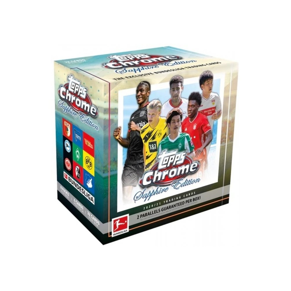 新品未開封 Topps Bundesliga Soccer 2BOX ボックス 2020-21 Topps Chrome Bundesliga Soccer Sapphire Edition Box Random