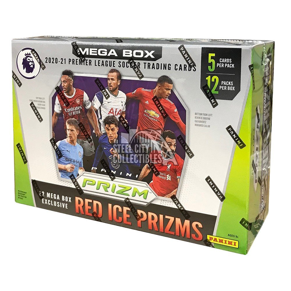 2020-21 Panini Prizm Premier League Soccer Mega Caja Trading Cards En Mano