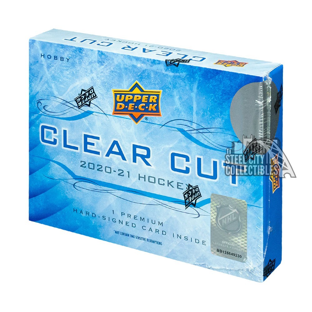 202021 Upper Deck Clear Cut Hockey Hobby Box Steel City Collectibles
