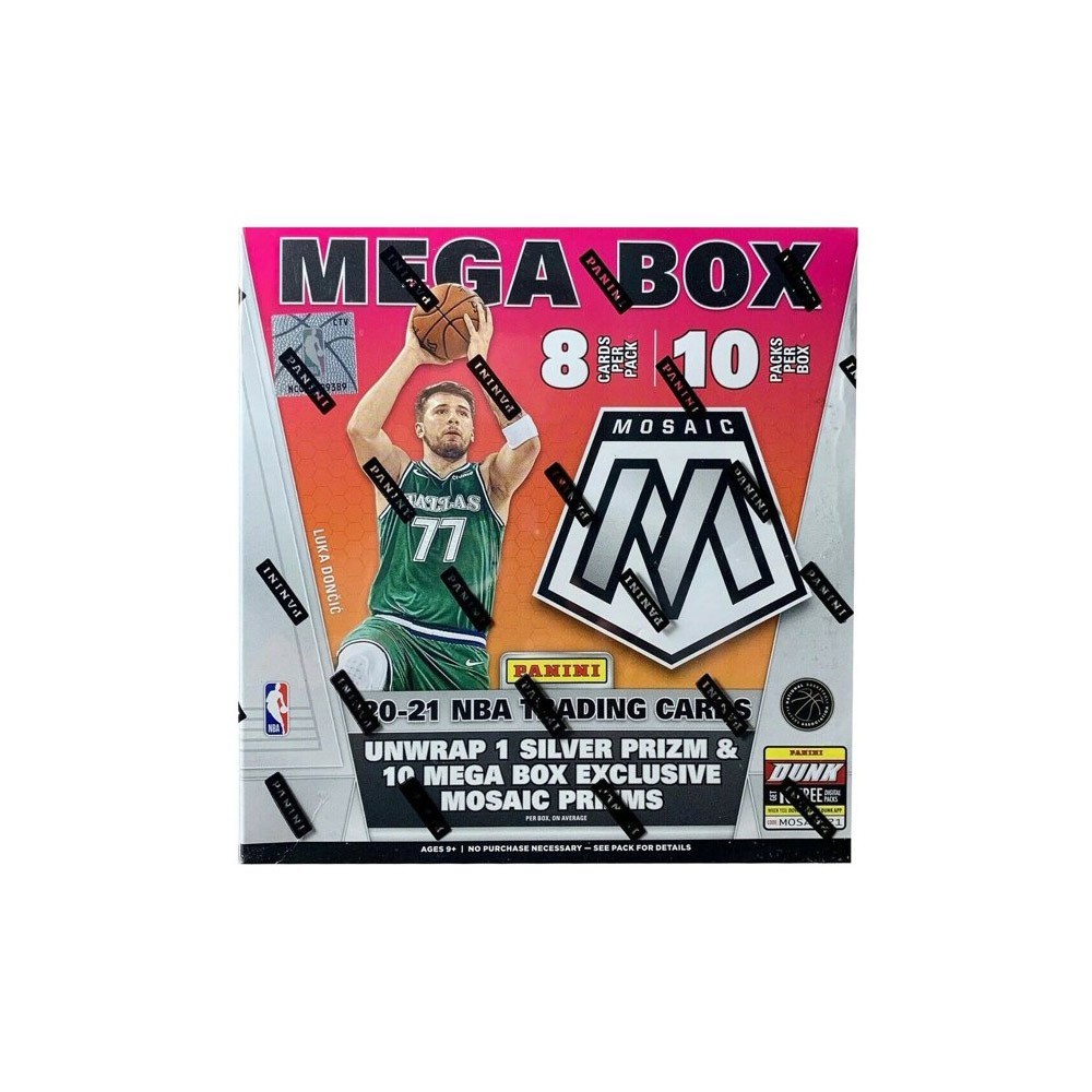 202021 Panini Mosaic Basketball Mega Box Pink Fluorescent Prizms