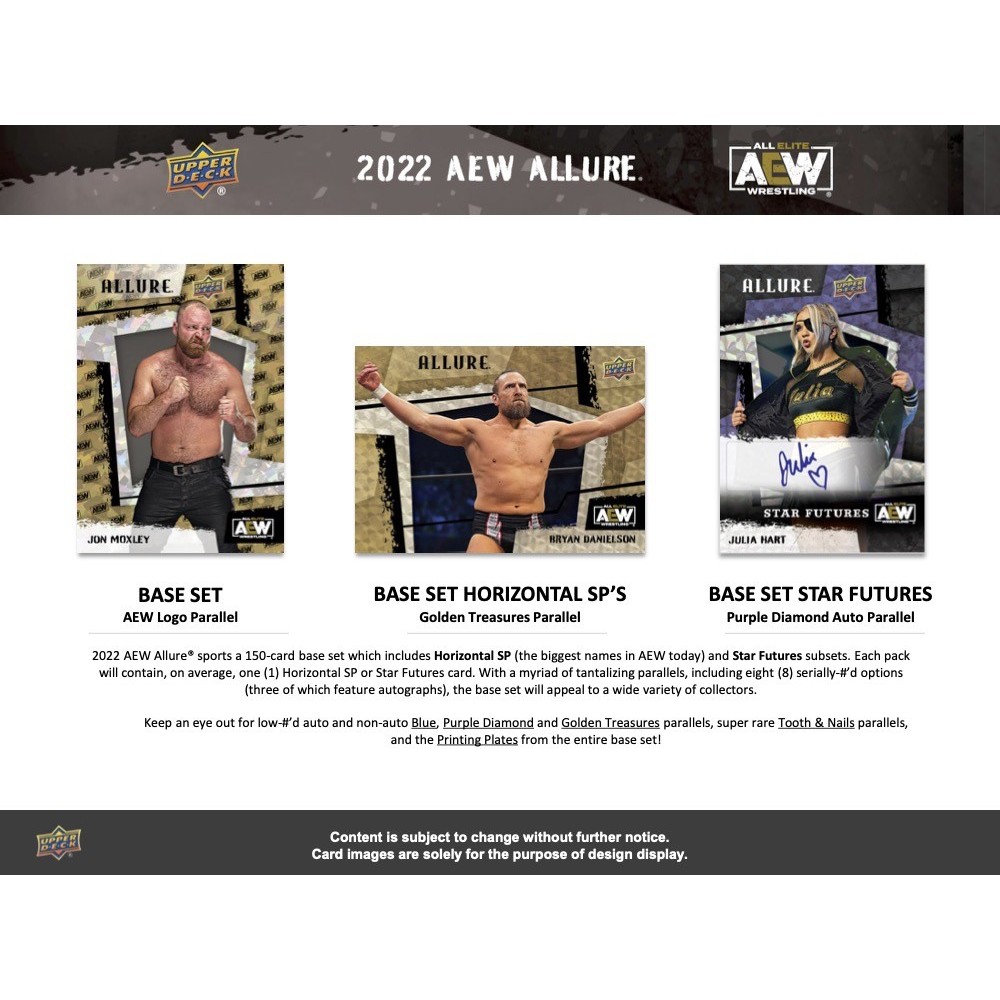 2022 Upper Deck AEW Allure Wrestling Blaster Box Trading