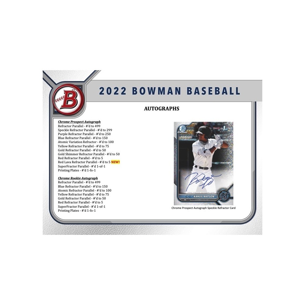 2022 Bowman Baseball Hobby Jumbo HTA Box
