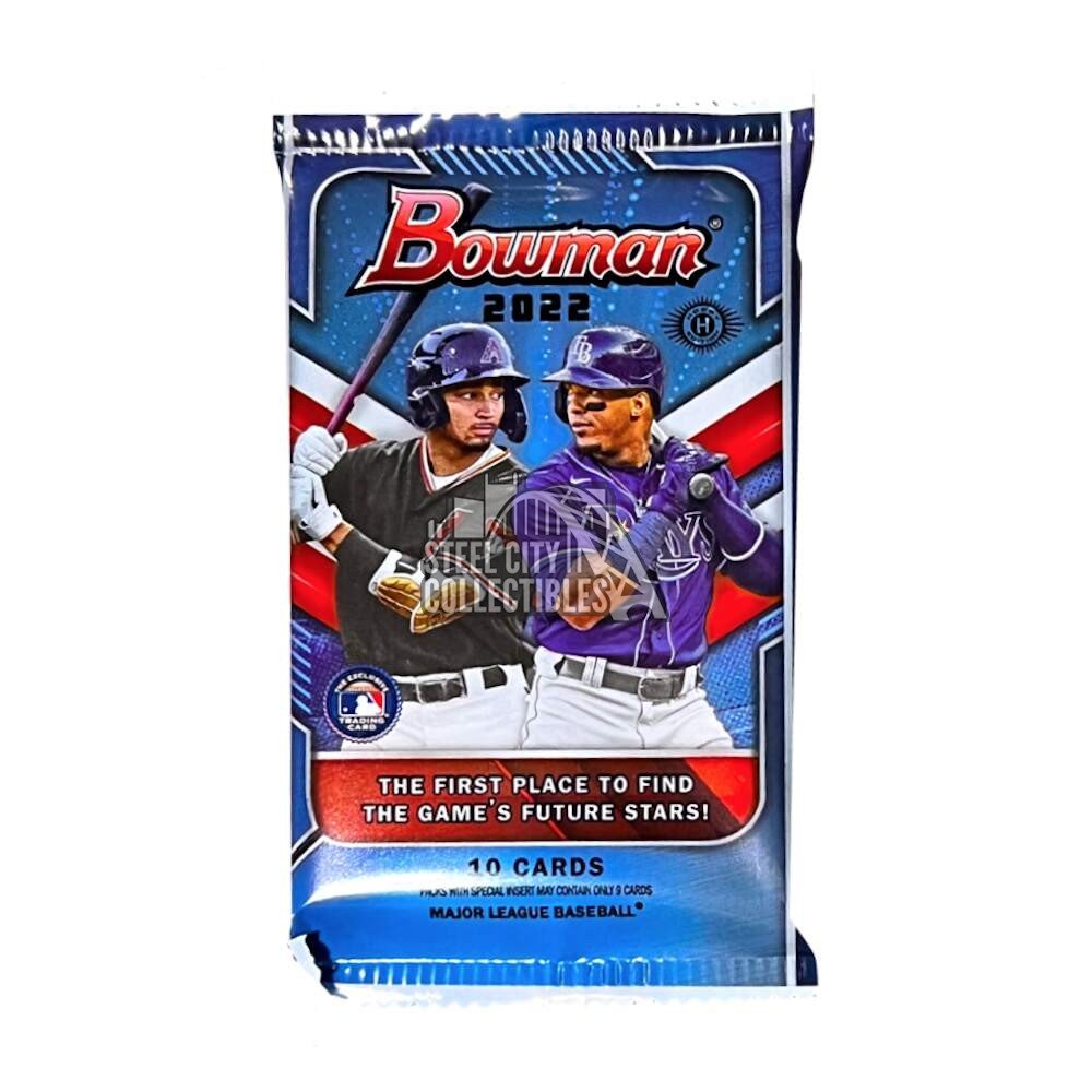 2022 Bowman Baseball Hobby Pack Steel City Collectibles