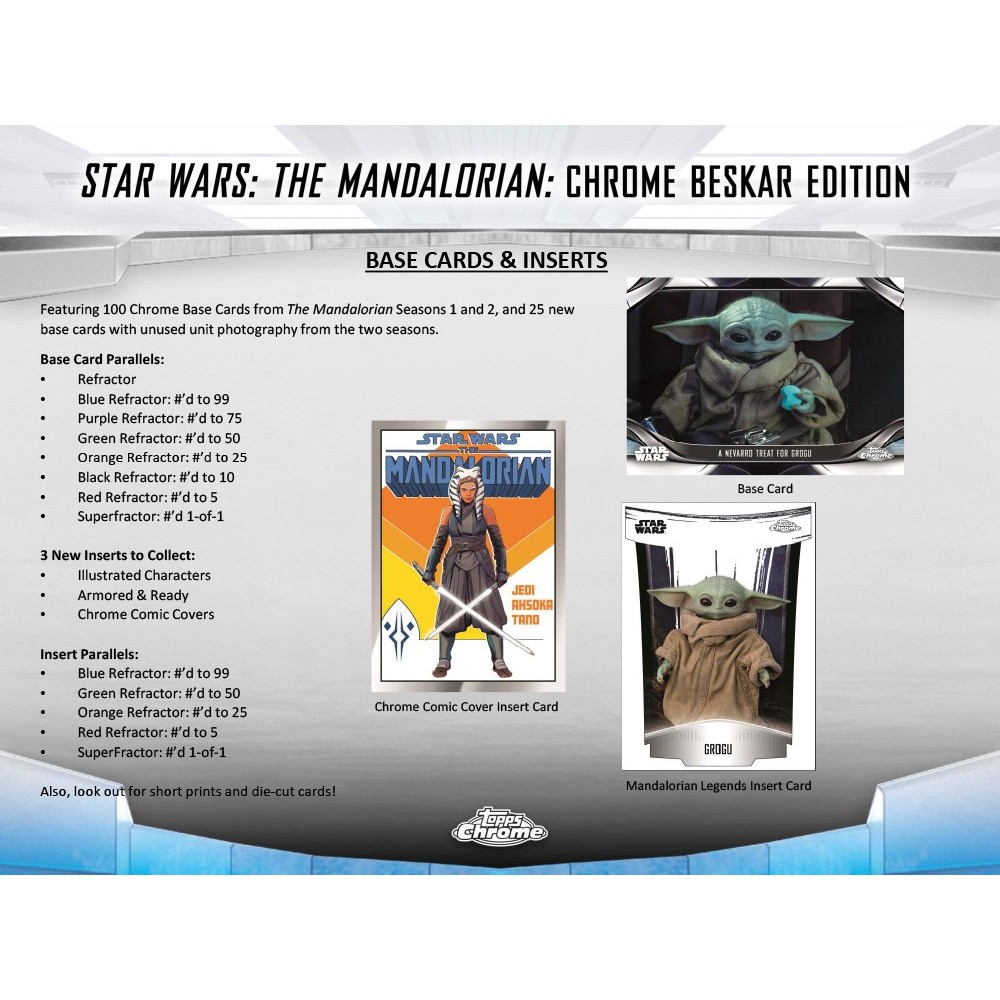2022 Topps Star Wars: The Mandalorian Chrome Beskar Edition Hobby