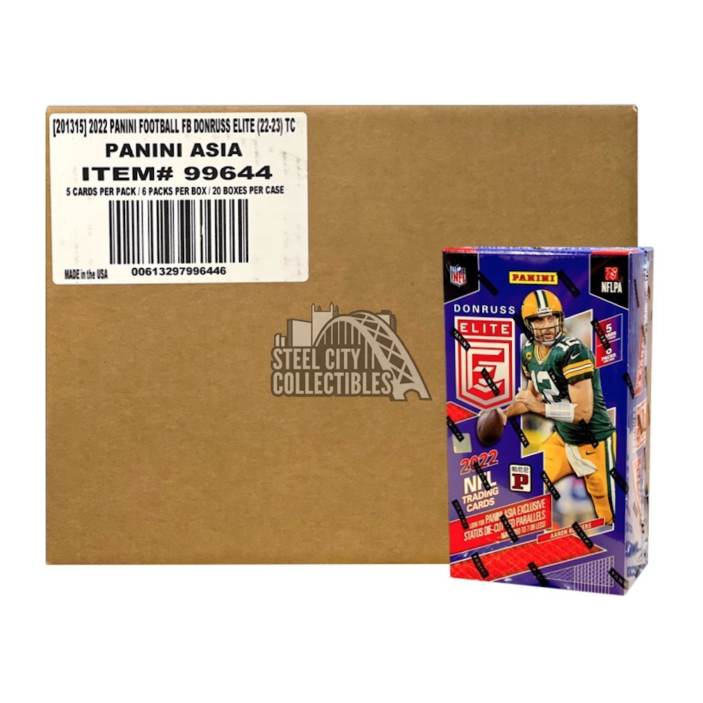 2022 Panini Donruss Elite Football Tmall Hobby 20Box Case Steel City