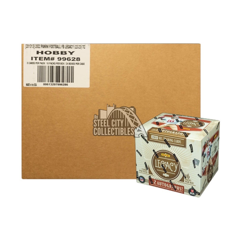2022 Panini Legacy Football Hobby 24-Box Case