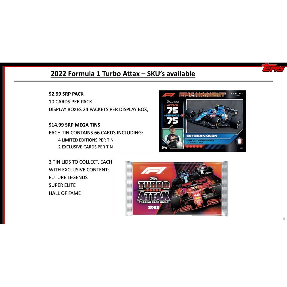 thumbnail image 2 of 2022 Topps Turbo Attax Formula 1 Cards - UK Version, Limited Edition F1 Trading Cards 2 of 12
