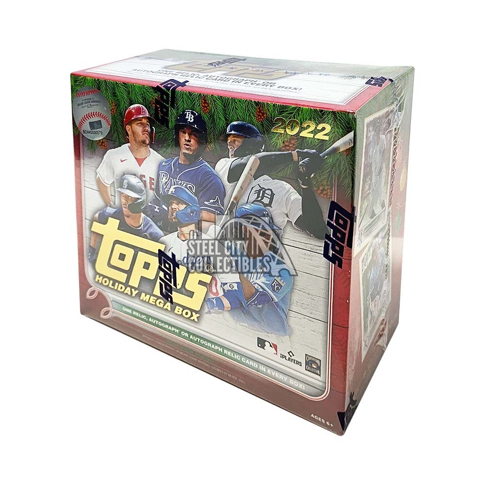 2022 Topps MLB Baseball Holiday Mega Box 