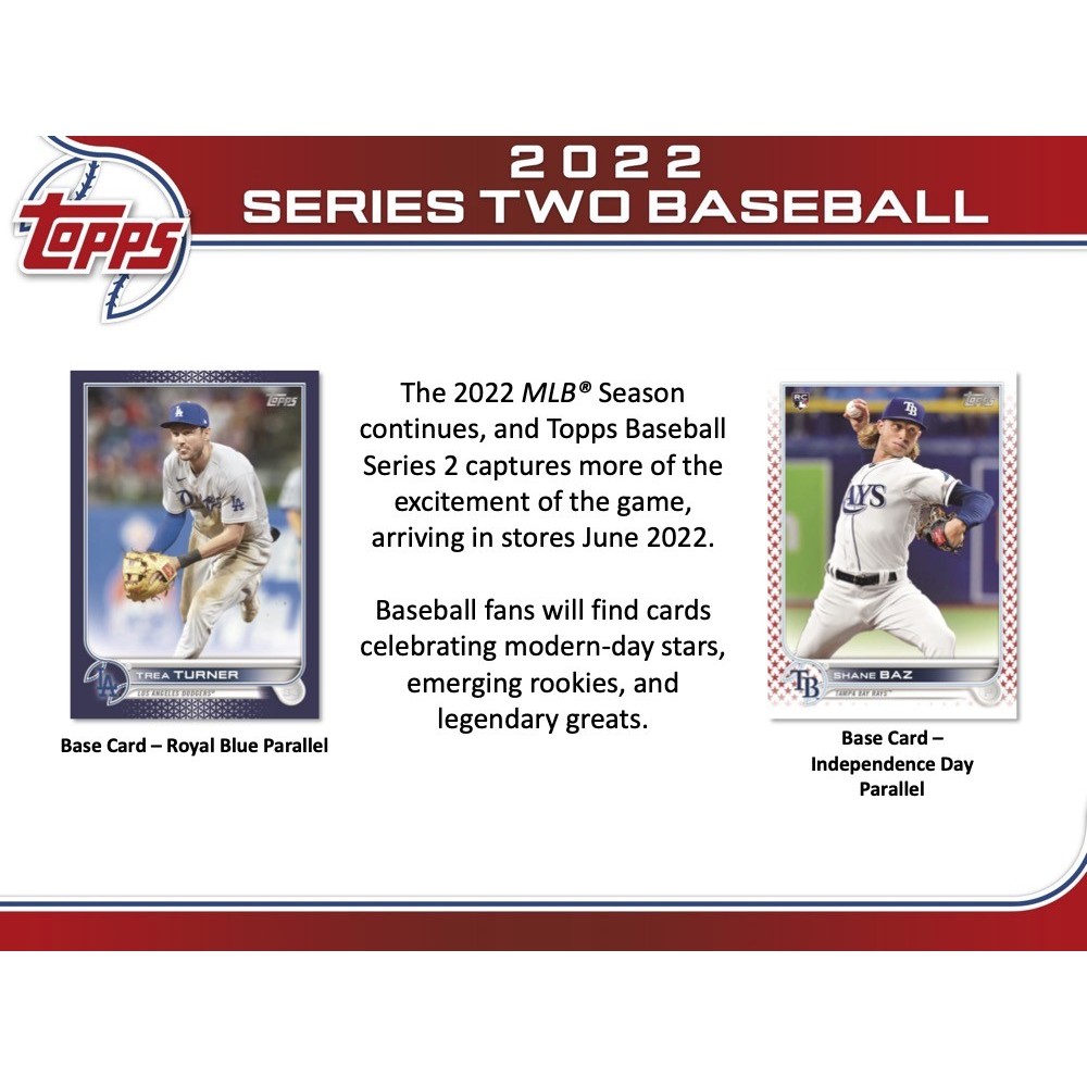 2022 Topps Series 2 Baseball 7 Pack Blaster 40-Box Case