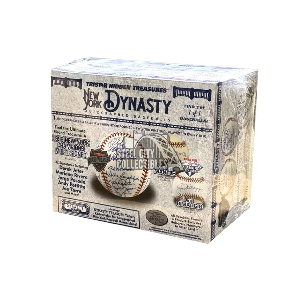 「Hidden Treasures 」2022 直筆サインボール未開封！ 2022 Tristar Hidden Treasures Autographed Baseball New York