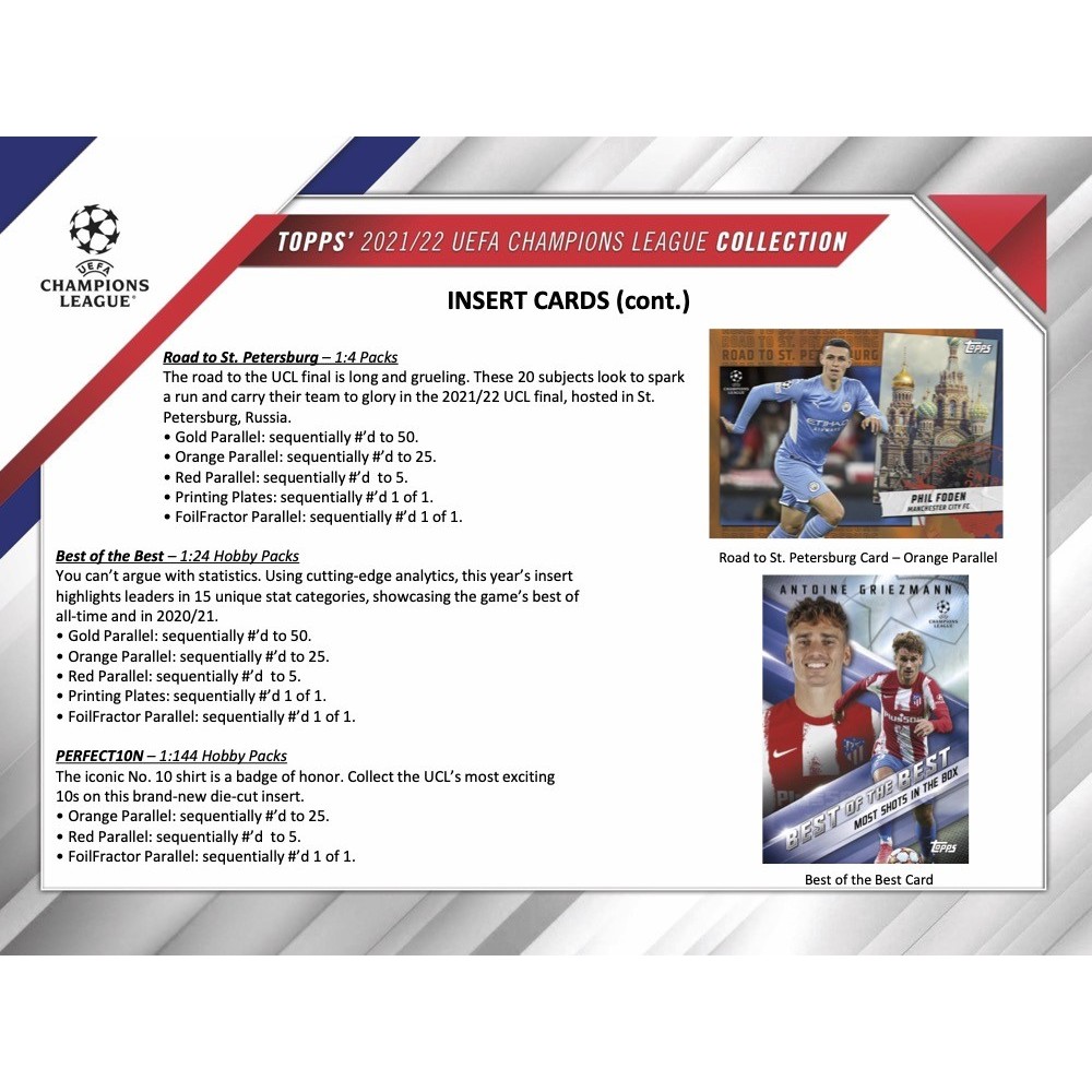 2021-22 Topps UEFA Champions League Collection Hobby Box