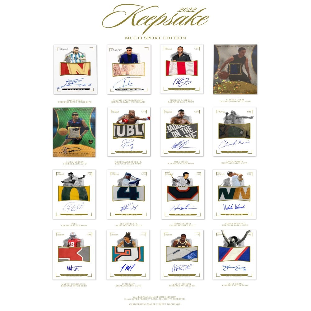 2022 Super Break Keepsake Premier Multi-Sport Edition Box | Steel 