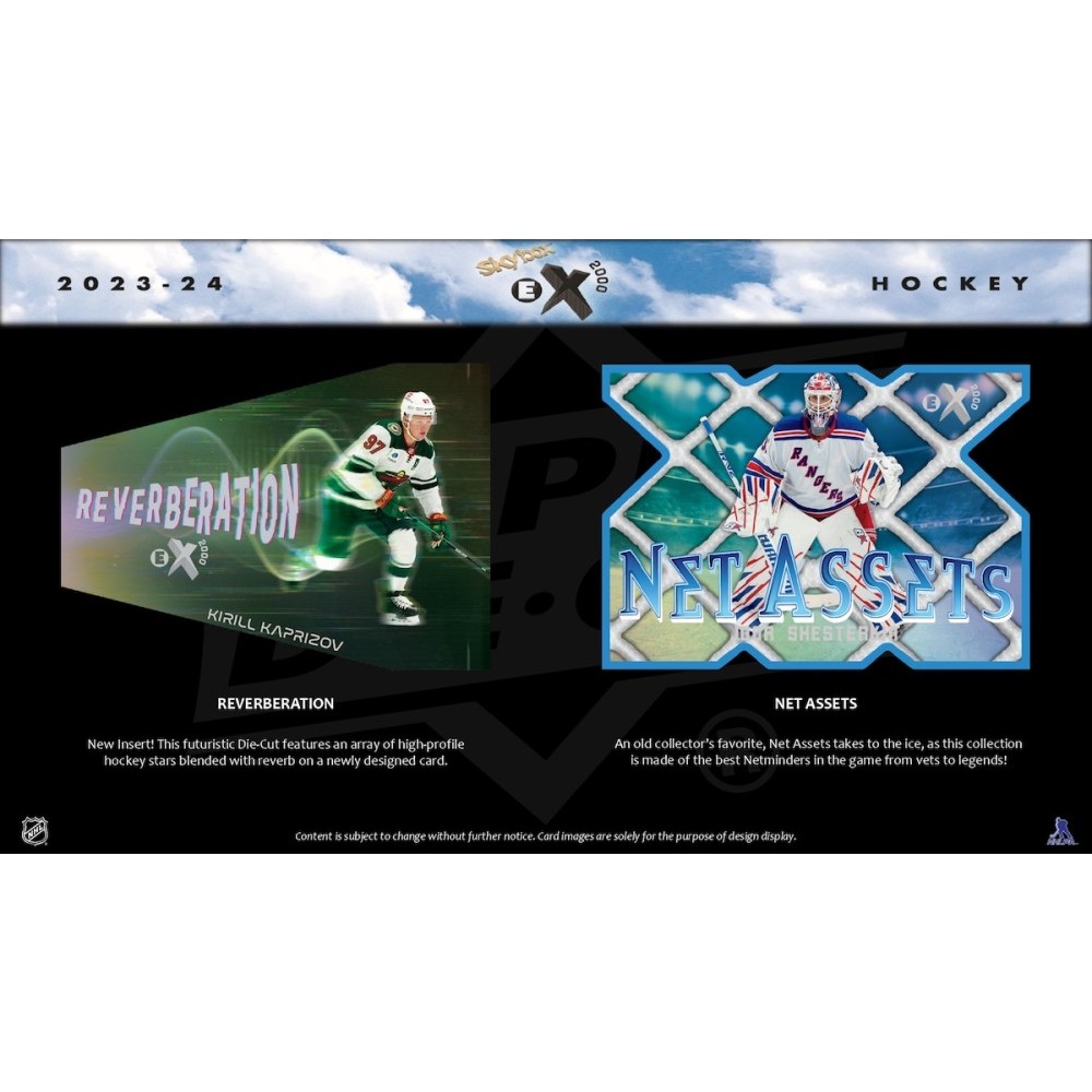 2023-24 Upper Deck Skybox E-X 2000 Hockey 12-Box Case 2023-24 Upper Deck Skybox E-X 2000 Hockey 12-Box Case