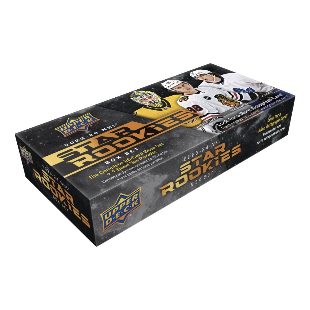 202324 Upper Deck Hockey Star Rookies Set Box Steel City Collectibles