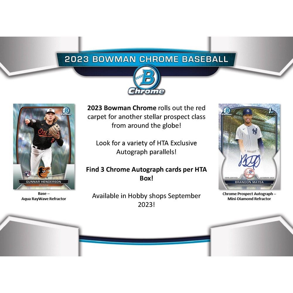 2023 Bowman Chrome Baseball – Sports Card Radio