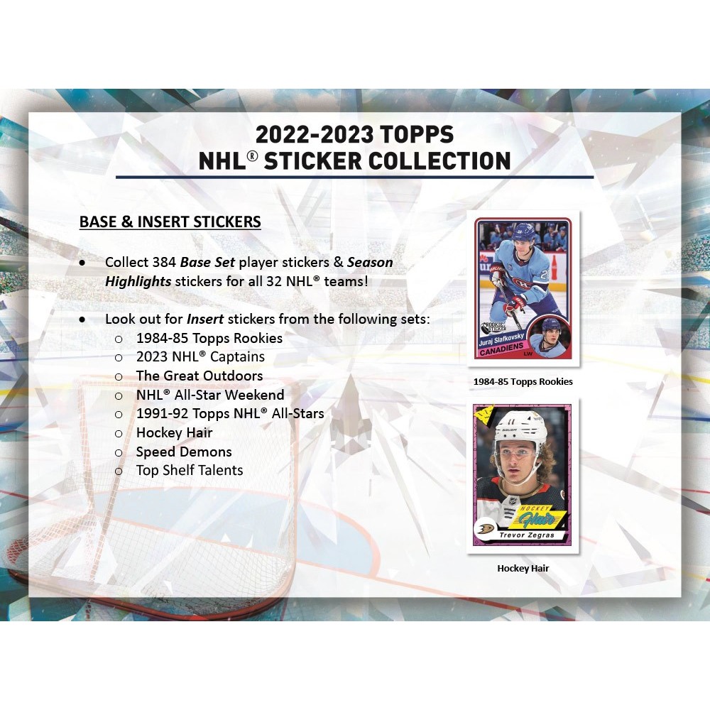 Topps 2022-23 NHL Sticker Collection Box