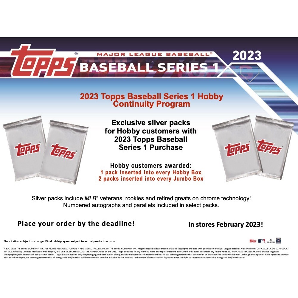 2018 Topps Series 1 Jumbo Baseball Hobby Box + 2 Topps Silver Packs