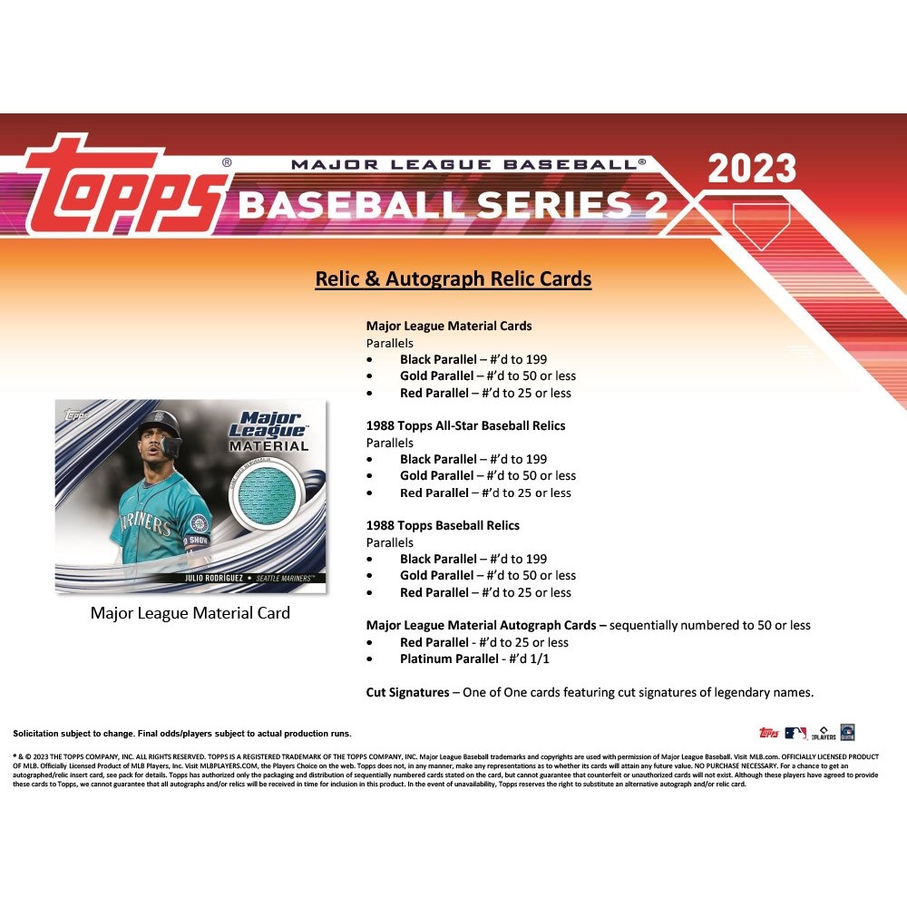 2023 Topps Series Baseball 24-Pack Retail Box Steel City Collectibles