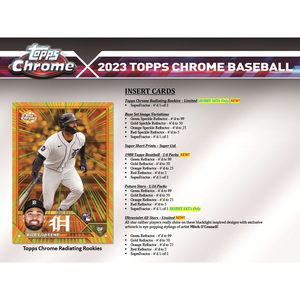 【2BOXセット！】2023 Topps Chrome Baseball 2023 Topps Chrome Logofractor Baseball Box - Buy Now at