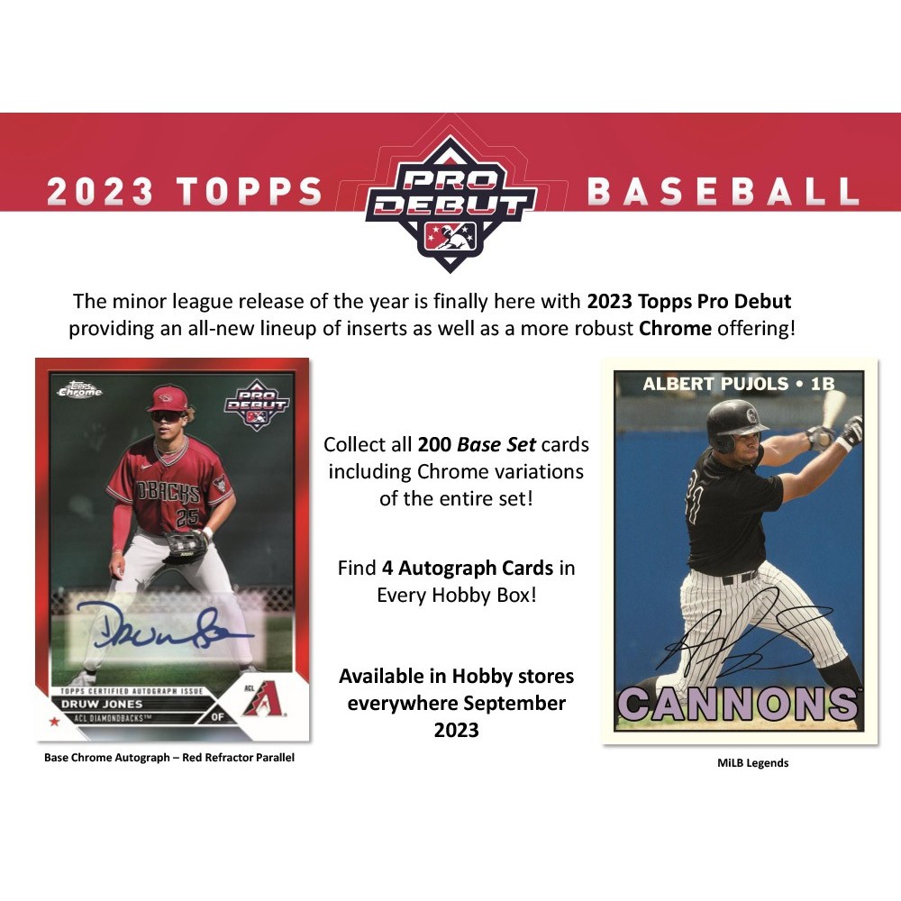 2023 Topps Pro Debut Baseball Hobby Box Steel City Collectibles