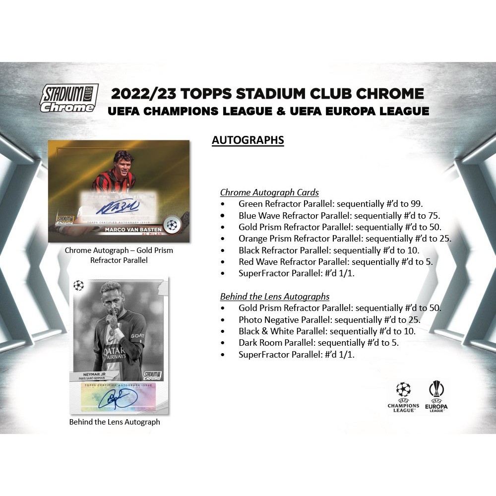 2022-23 Topps Stadium Club Chrome UEFA Club Competitions 2022-23 Topps Stadium Club Chrome UEFA Club Competitions