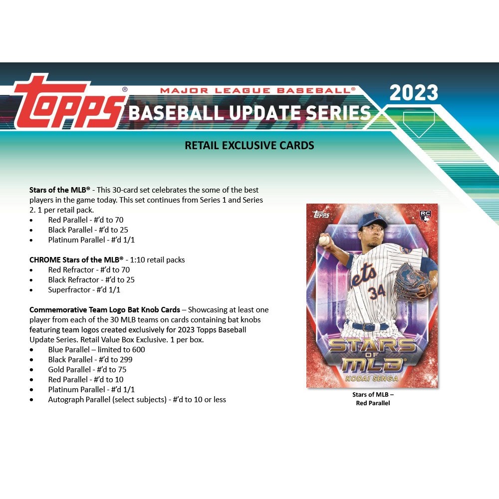 2023 Topps Update Series Baseball Hanger 64-Pack Case