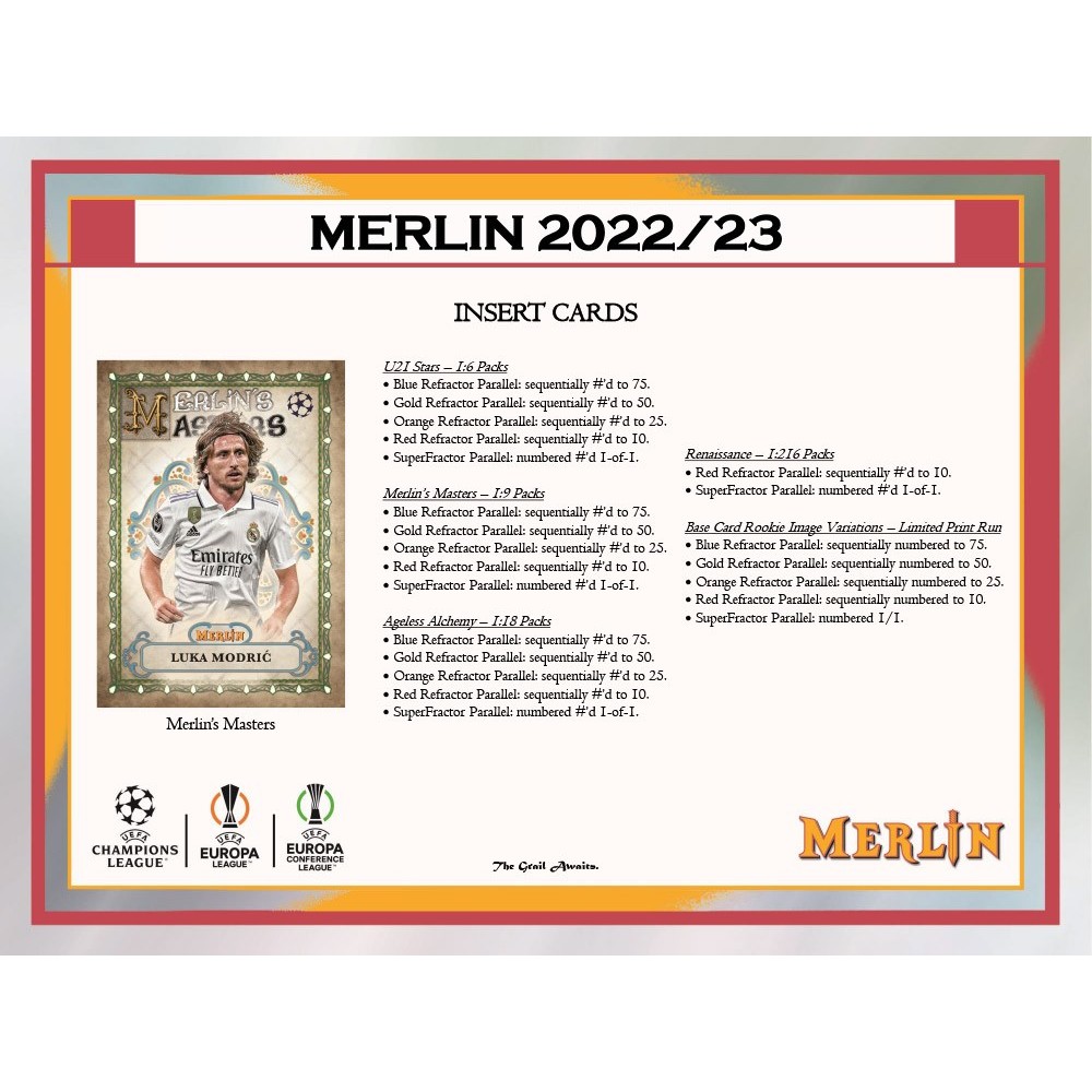 2022-23 Topps UEFA Club Competitions Merlin Chrome Soccer 2022-23 Topps UEFA Club Competitions Merlin Chrome Soccer