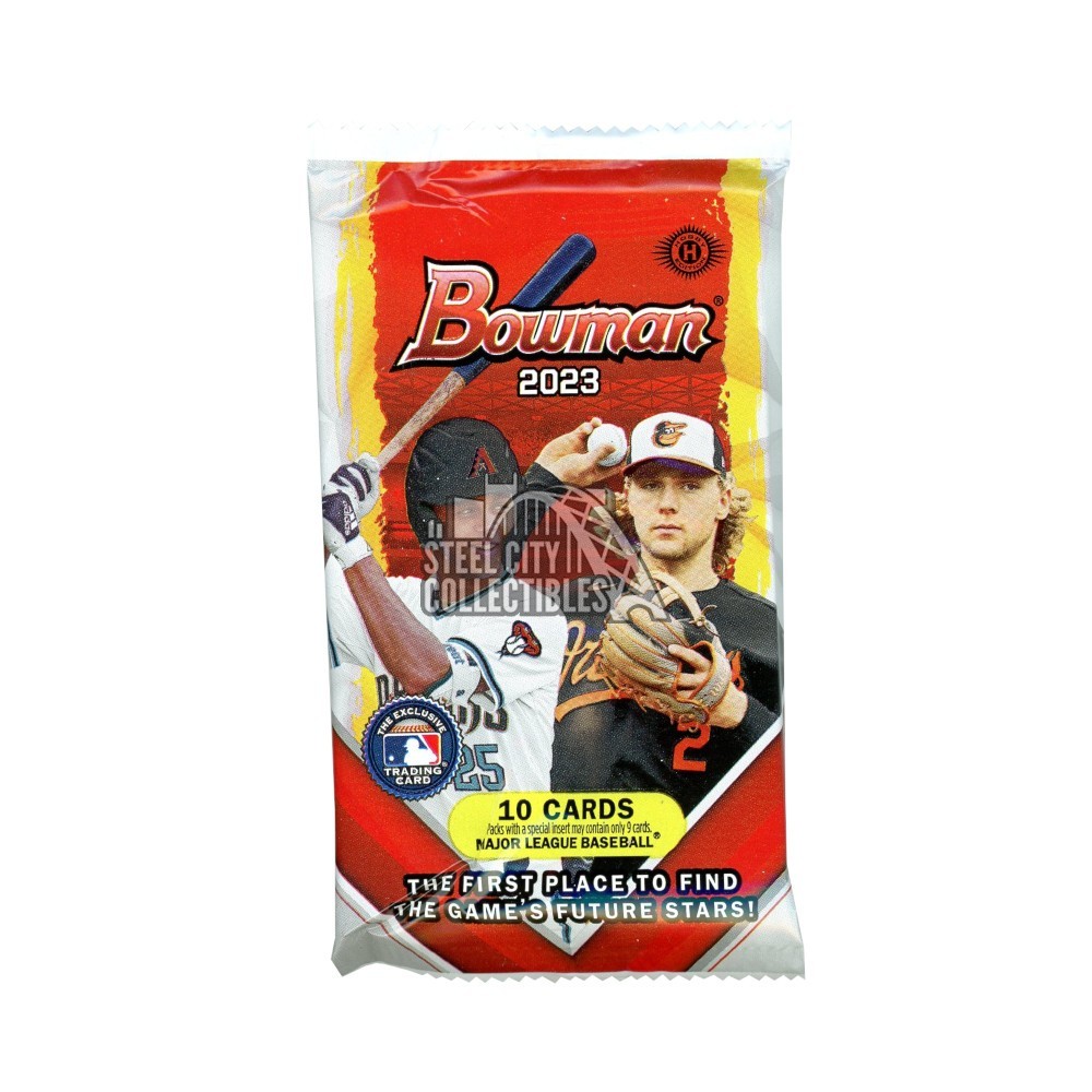 2023 Bowman Baseball Hobby Pack Steel City Collectibles