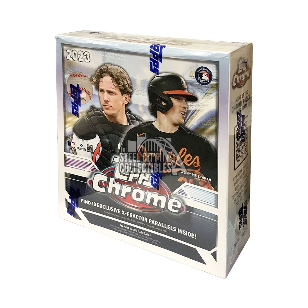 2023 Topps Chrome Baseball Mega Box Steel City Collectibles