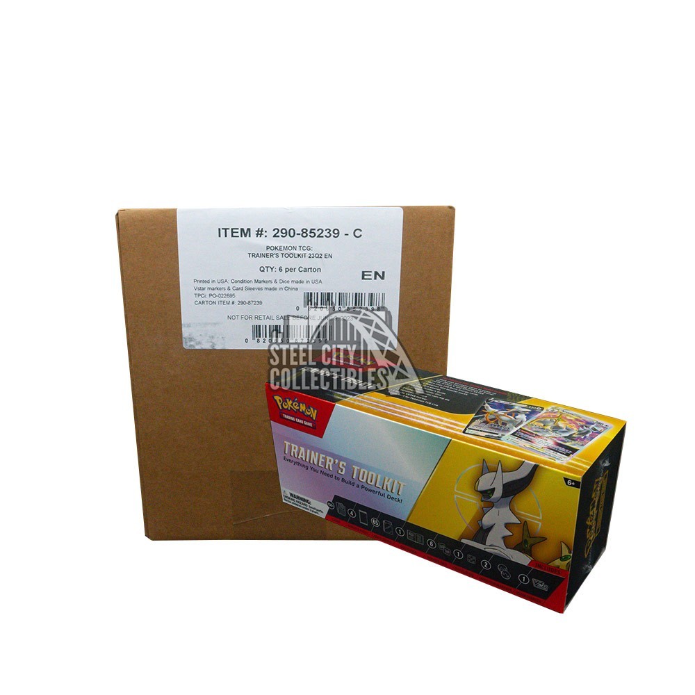 Pokemon Trainer's Toolkit 2023 6Box Case Steel City Collectibles