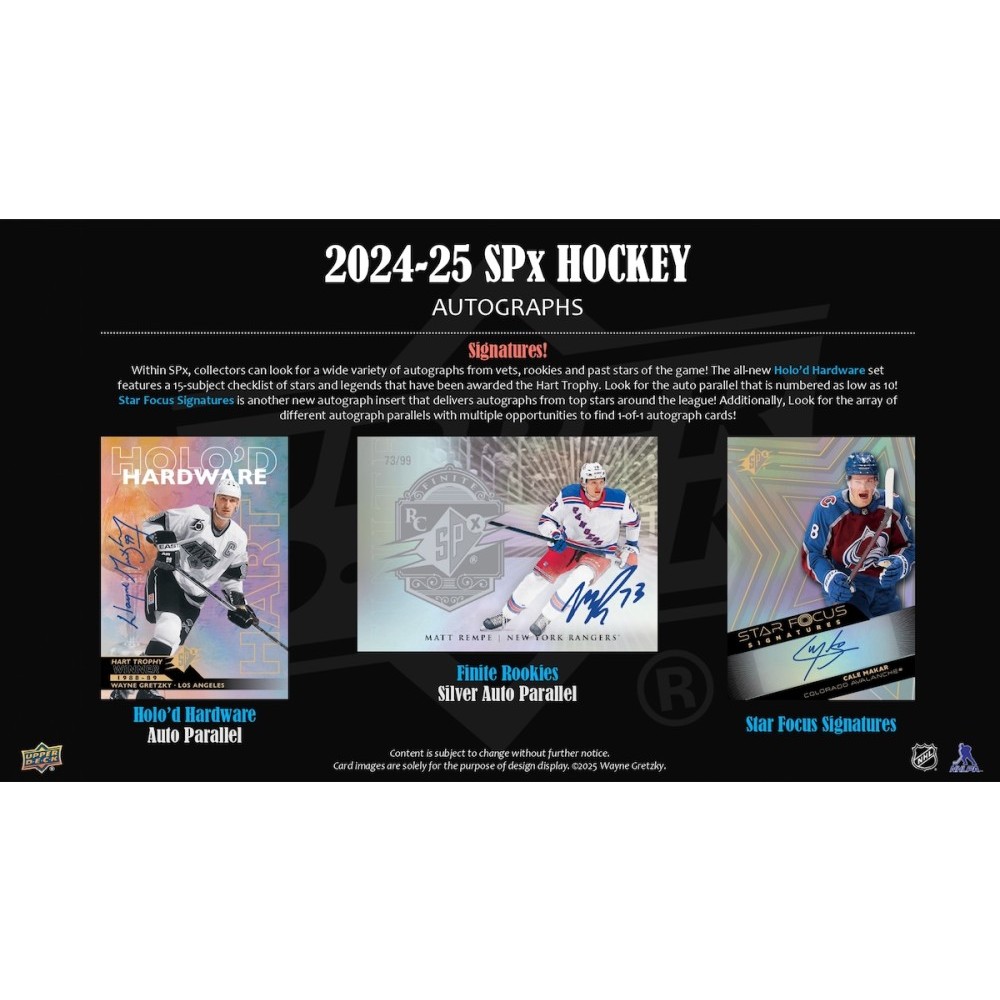 2024-25 Upper Deck SPx Hockey Hobby 10-Box Case | Steel City