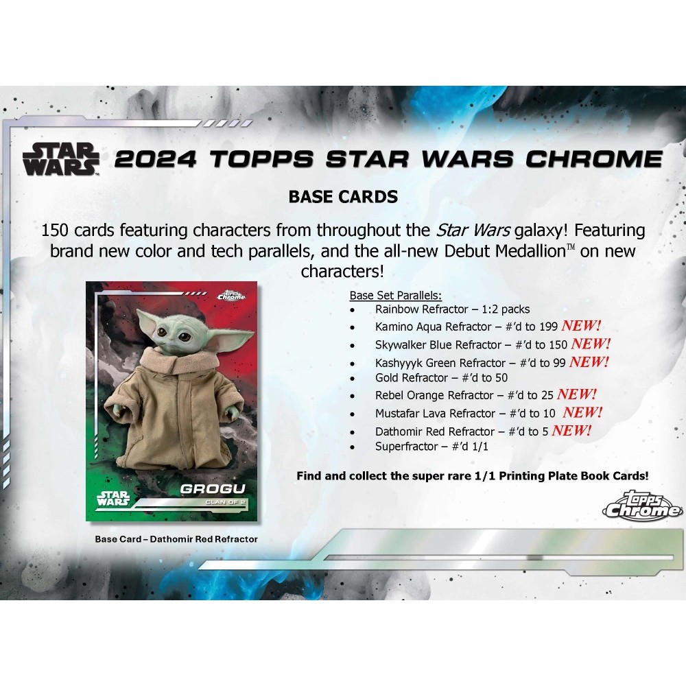 2024 Topps Star Wars Chrome Hobby 8-Box Case | Steel City Collectibles