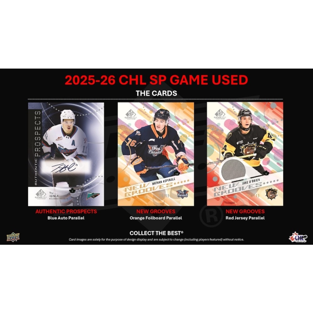 2025-26 Upper Deck CHL SP Game Used Hockey Hobby Box | Steel City