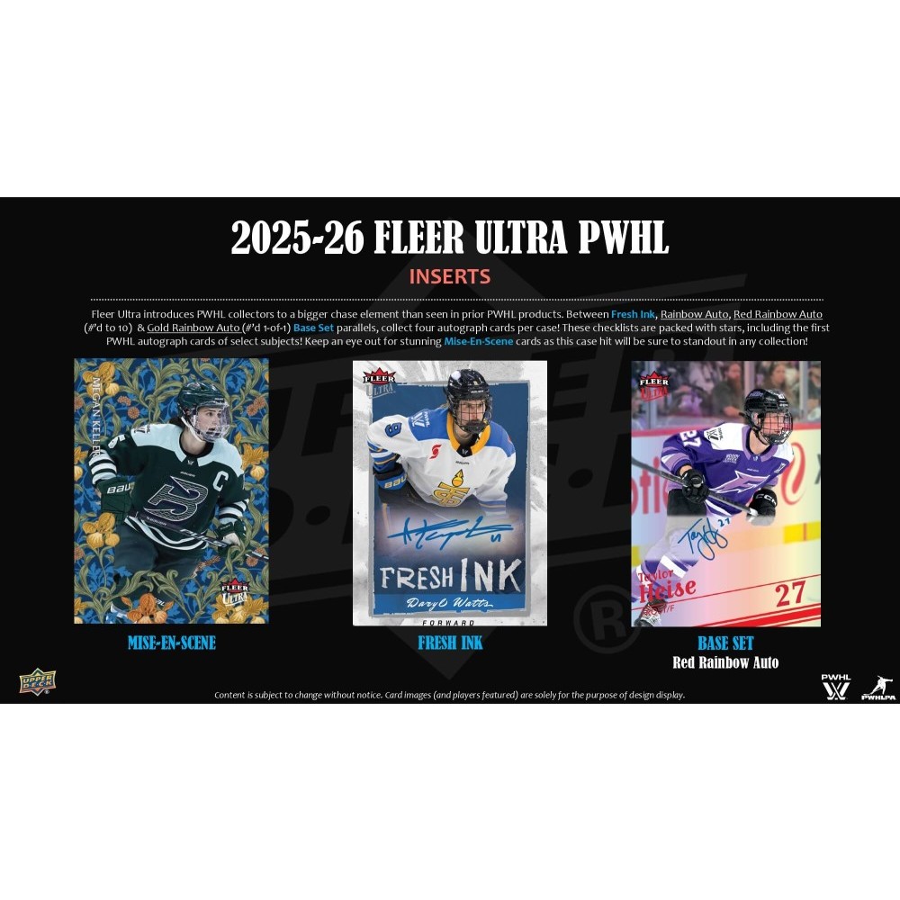 2025-26 Upper Deck Fleer Ultra PWHL Hockey Hobby Box | Steel City
