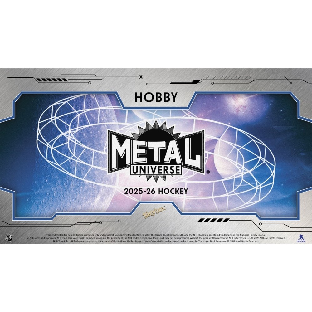 ⭕️新春万福⭕️メタル箱⭕️ （15） メロディックハード/メタル編 セット 2025-26 Upper Deck Skybox Metal Universe Hockey Hobby Box | Steel